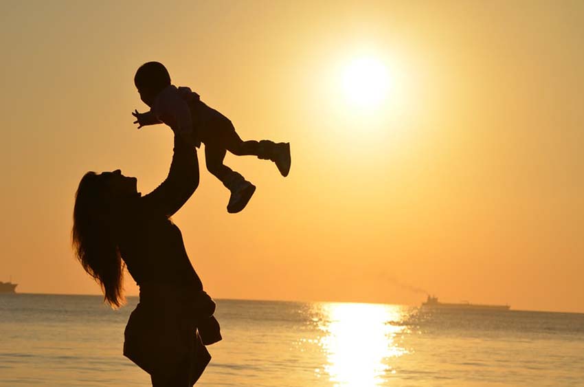 Mother Daughter Sunset Mother Daughter Sunset