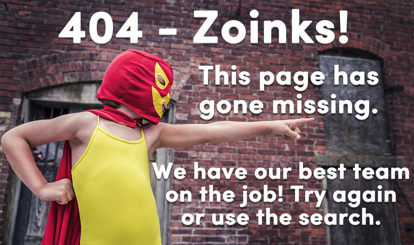 404 - Zoinks! - Página no encontrada