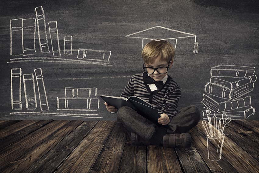 Young Student Holding Book