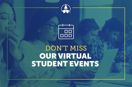 No te pierdas nuestros eventos virtuales para estudiantes