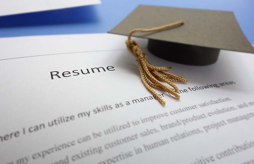 Resume Grad Hat Resume Grad Hat
