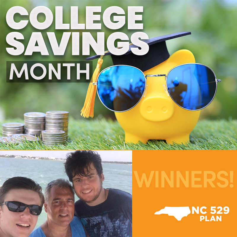NC529 College Savings Month General 1080X1080 Winners